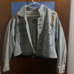 Cropped Jean Jacket